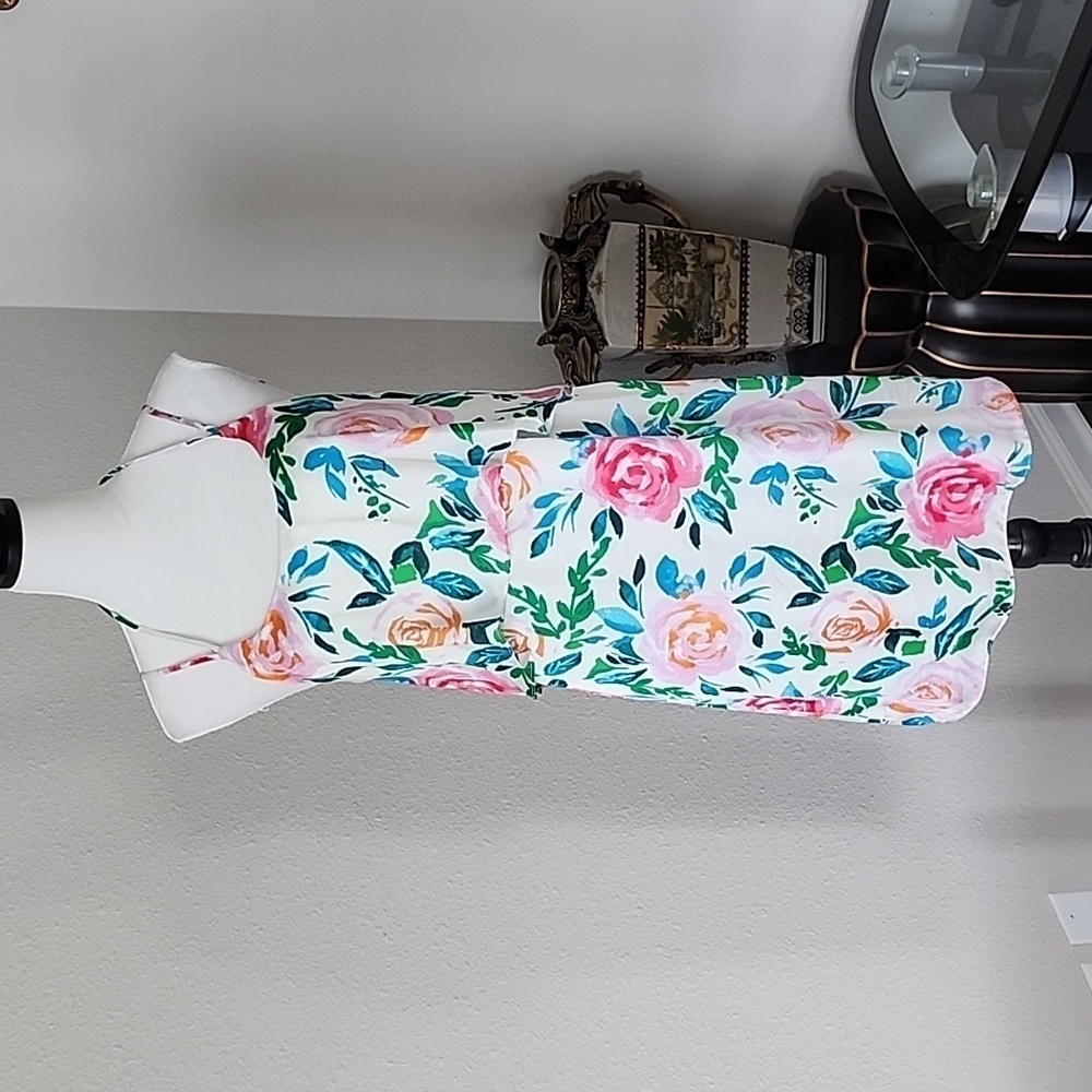 EVERLY Floral Halter Dress